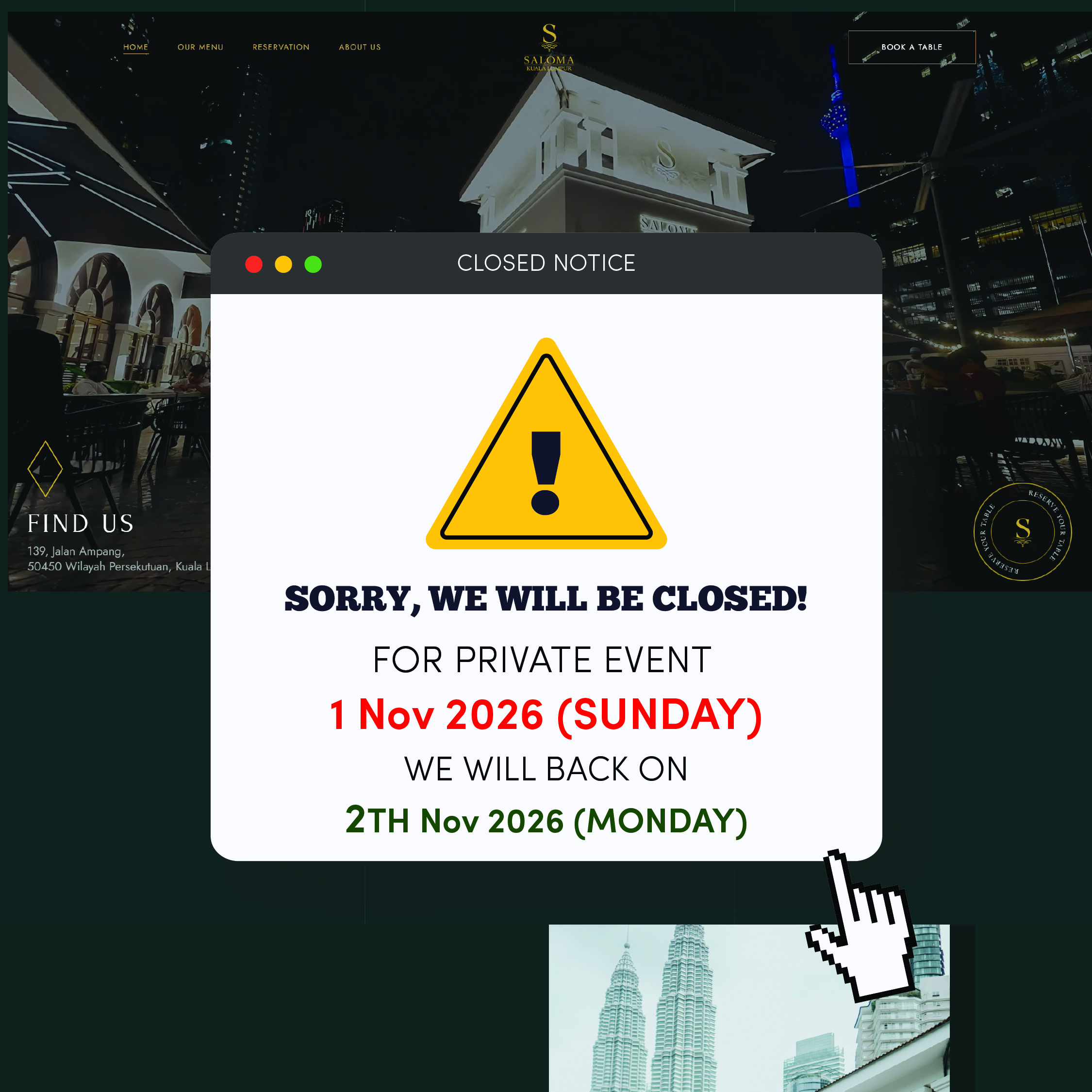 Closed Memo